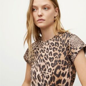 All Saints Animal Print Top